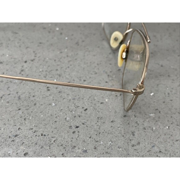 Marchon Autoflex w Flexon Eyeglasses Frames ONLY 40 Gold Full Rim 58-15-150 - Picture 11 of 16